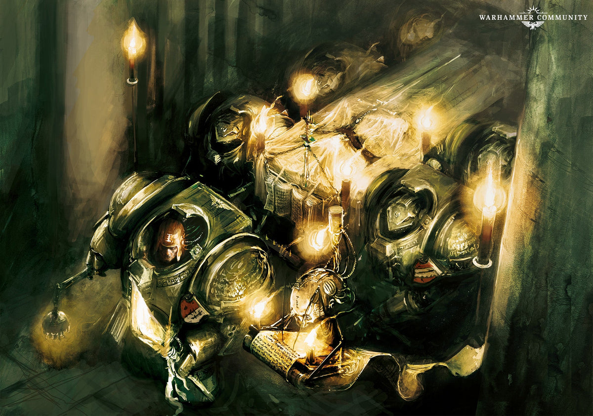 Official Grey Knights artwork from Warhammer