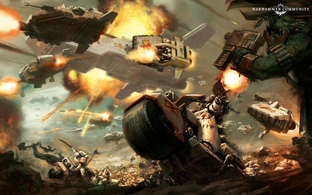 Official White Scars artwork from Warhammer
