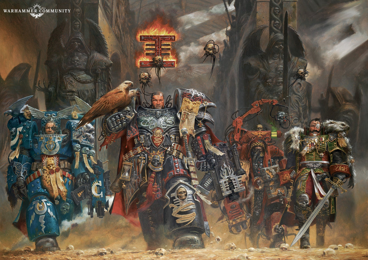 Official Agents of the Imperium artwork from Warhammer
