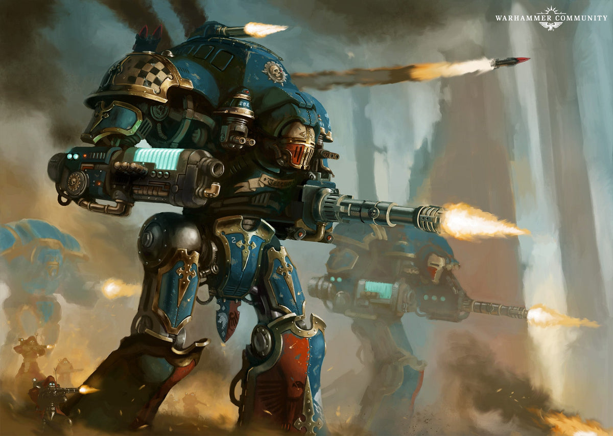 Official Imperial Knights artwork from Warhammer