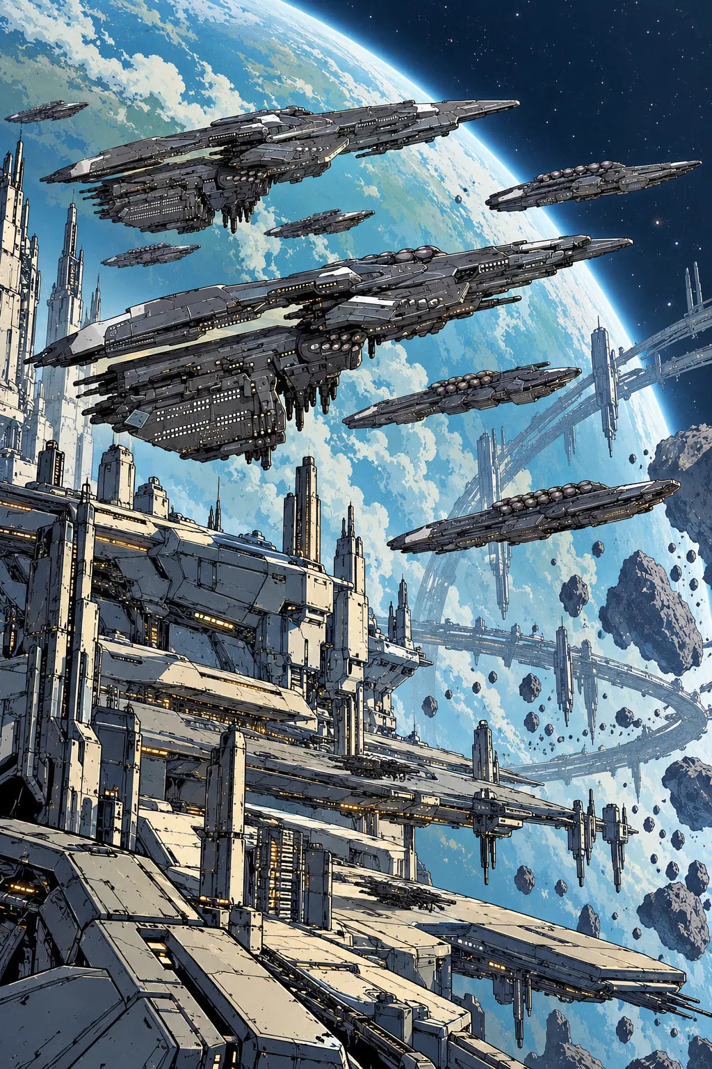 Dropfleet Commander — Warhaus collection illustration