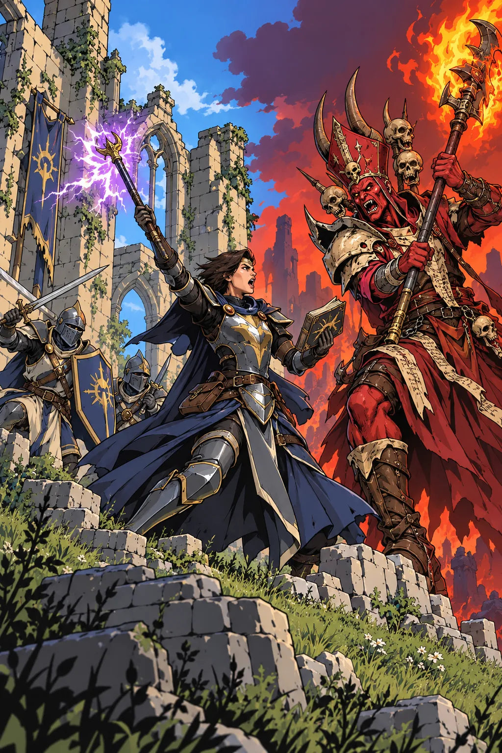Kings of War: Champions — revised Warhaus line illustration v9