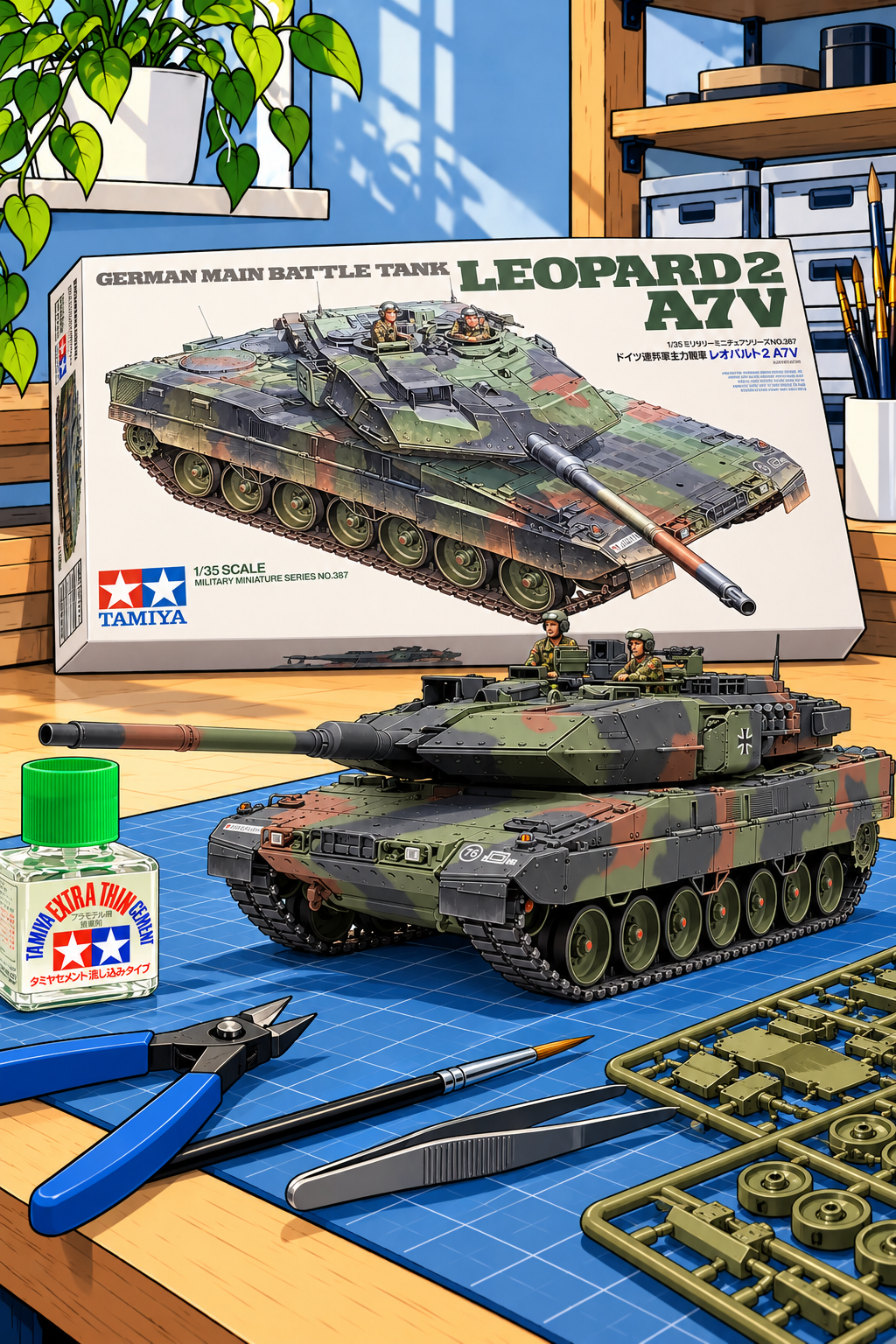 Warhaus illustrated Tamiya Model Kits collection artwork