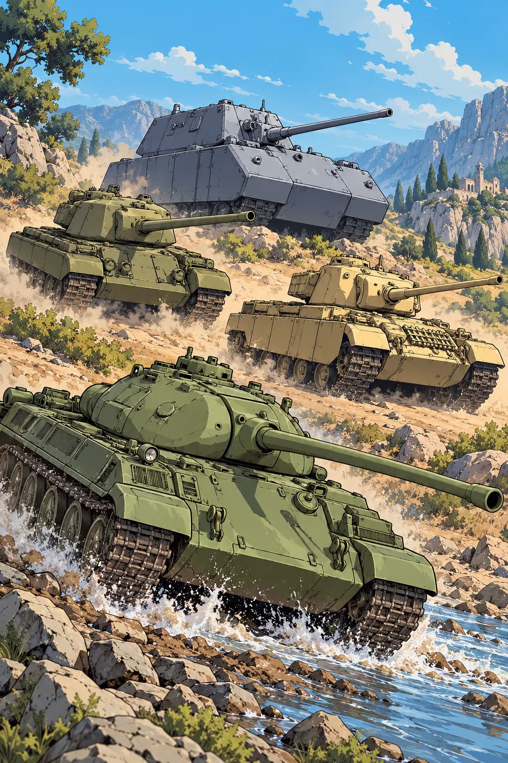 World of Tanks — Warhaus collection illustration