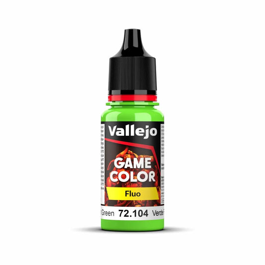 Vallejo Game Colour - Fluorescent Green 18ml - Warhaus
