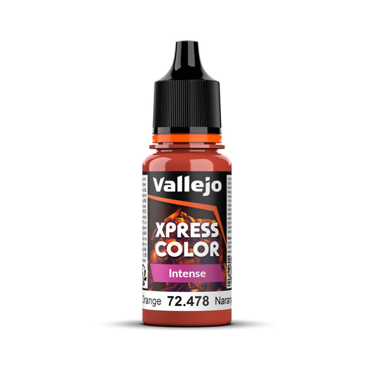 Vallejo Game Colour - Xpress Colour Intense - Phoenix Orange 18ml - Warhaus