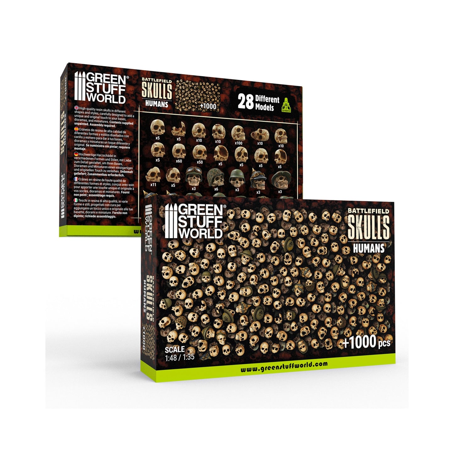Green Stuff World: Skulls & Bones - Humans