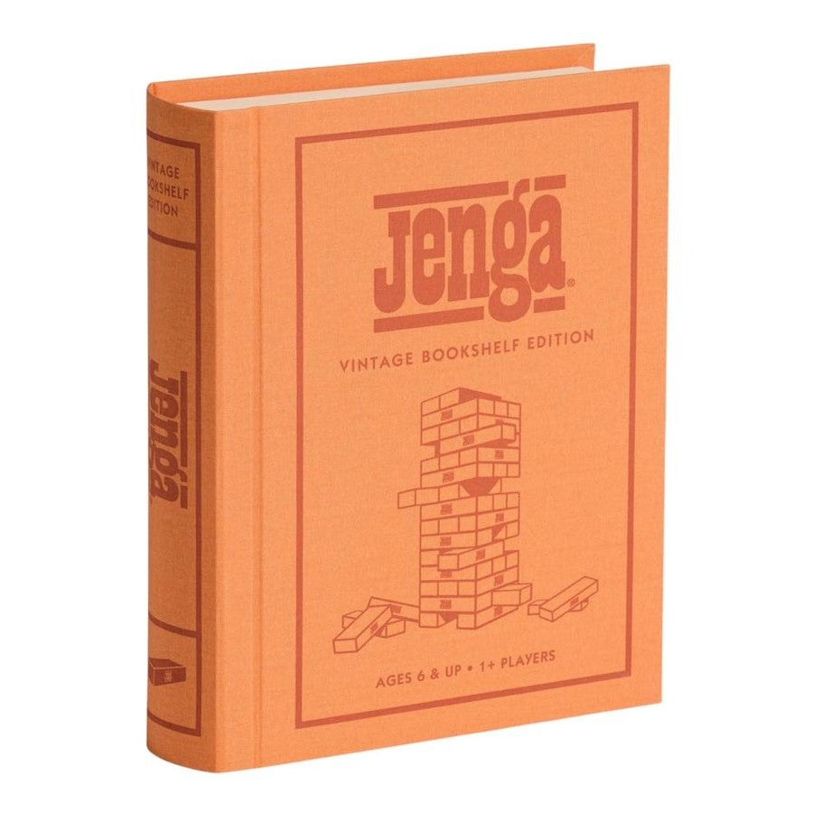 Jenga Vintage Bookshelf Edition Board Game