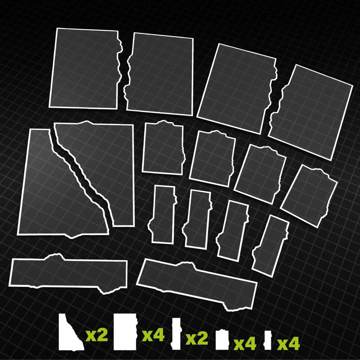 Green Stuff World: 11th Edition Glasspack Footprints Wh40k Compatible