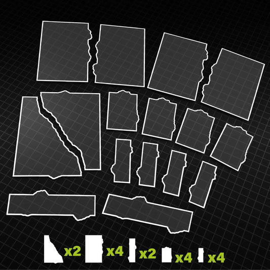 Green Stuff World: 11th Edition Glasspack Footprints Wh40k Compatible