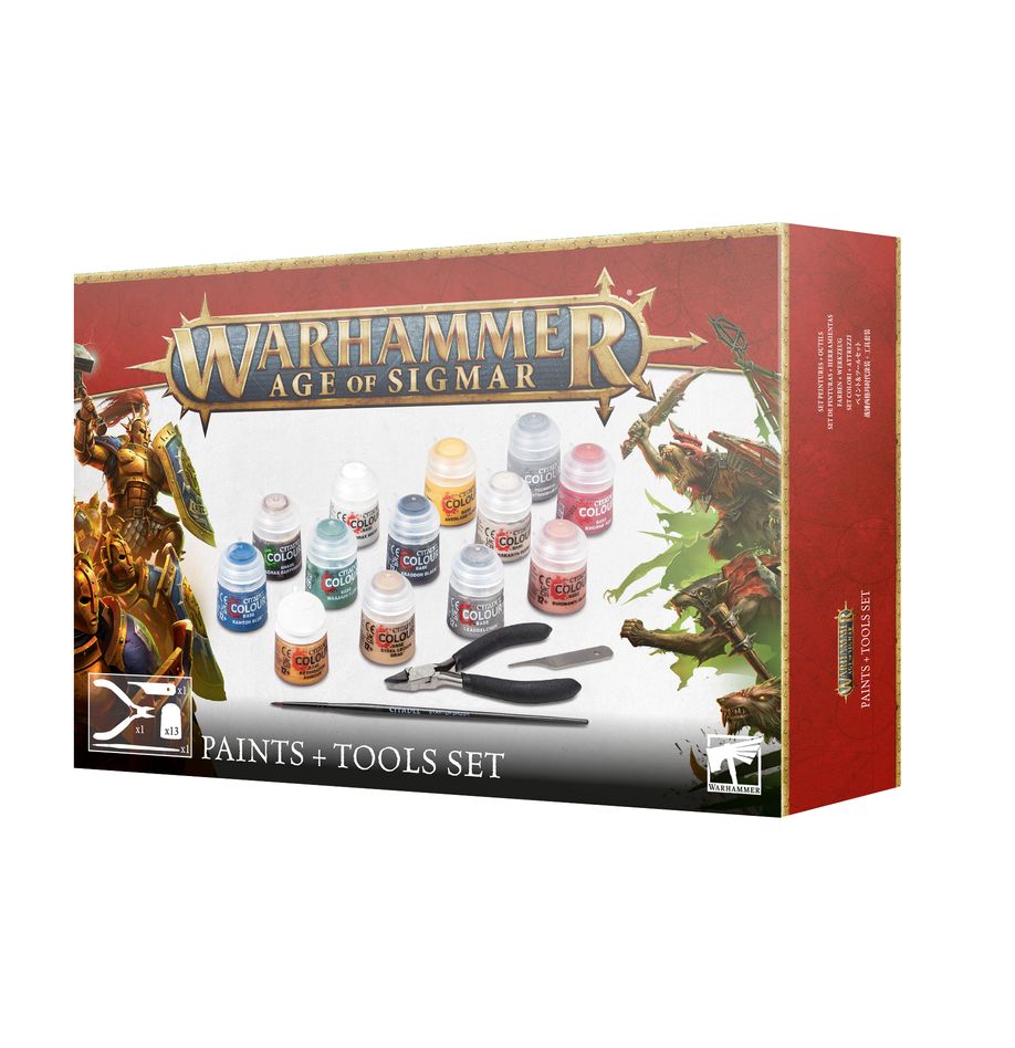 Age of Sigmar Paints + Tools