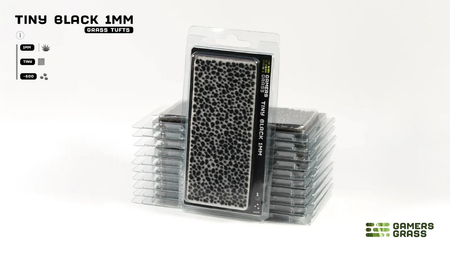 Gamers Grass: Tiny Black (1mm)