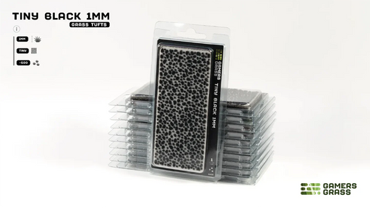 Gamers Grass: Tiny Black (1mm)