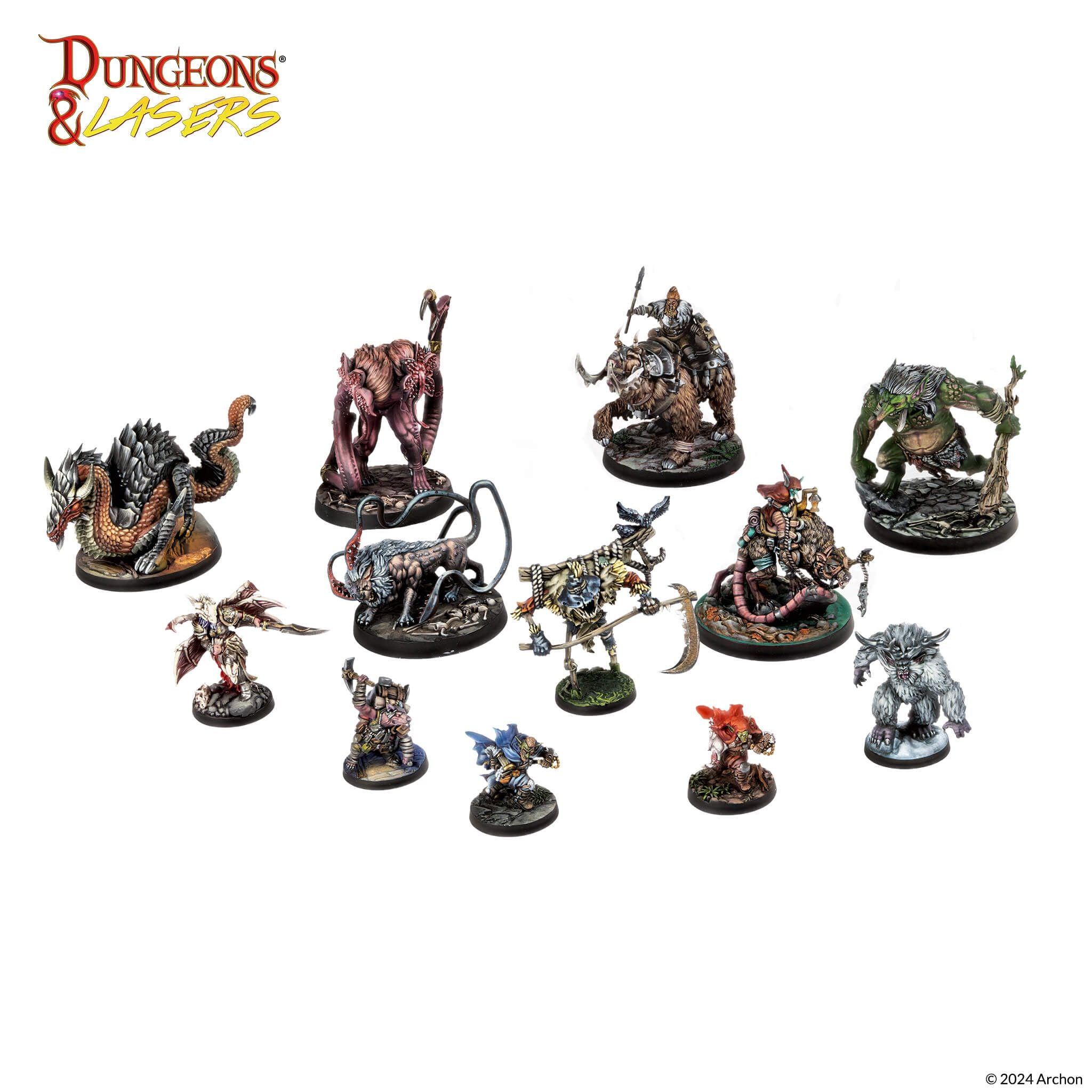 Dungeons & Lasers: Miniatures - Horrors Of Deuslair