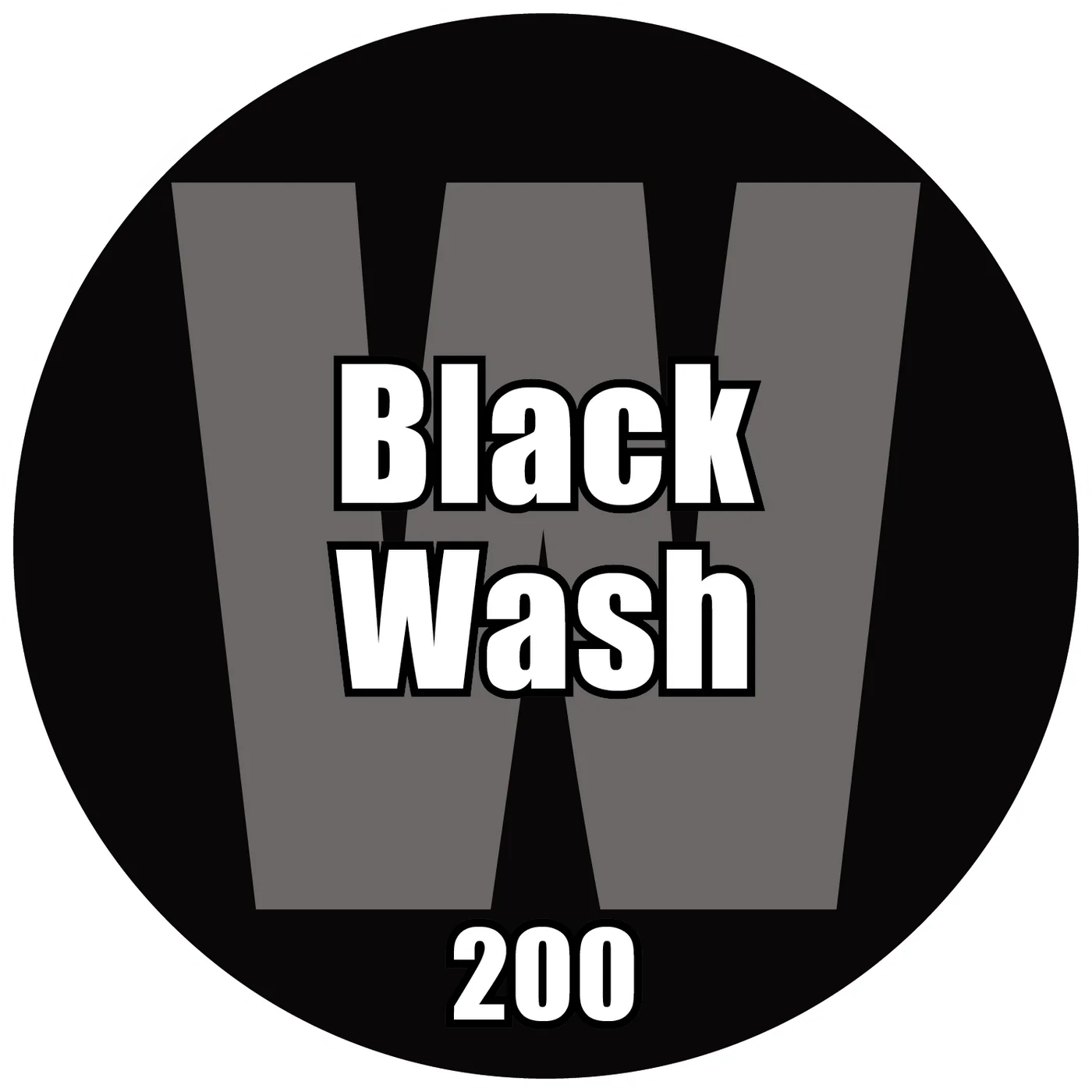 Monument Pro Acryl Washes - Black Wash 22ml - Warhaus