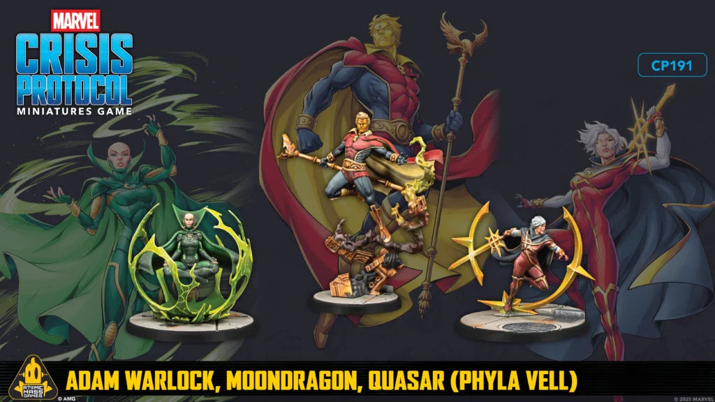 Marvel: Crisis Protocol – Adam Warlock, Moondragon, & Quasar