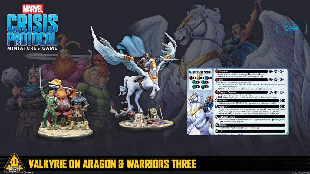 Marvel: Crisis Protocol – Valkyrie on Elendil & Warriors Three