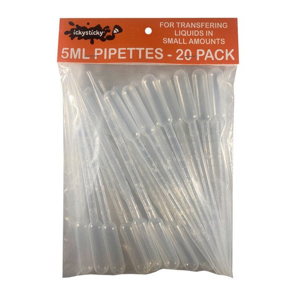 ICKYSTICKY: 5ml Pipettes 20pk