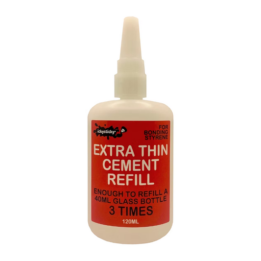 ICKYSTICKY: Extra Thin Cement Refill 120ml