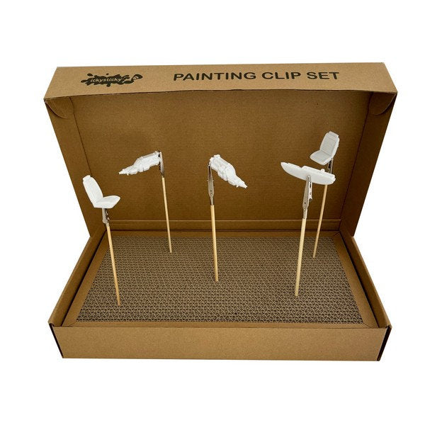 ICKYSTICKY: Painting Clips Set