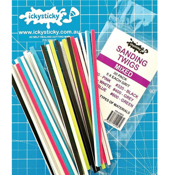 ICKYSTICKY: Sanding Twigs Mixed 30pk