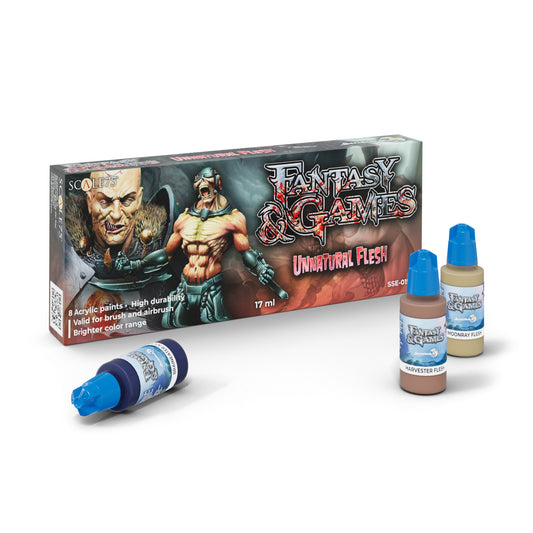Scale 75: Fantasy Colours - Unnatural Flesh  Paint Set