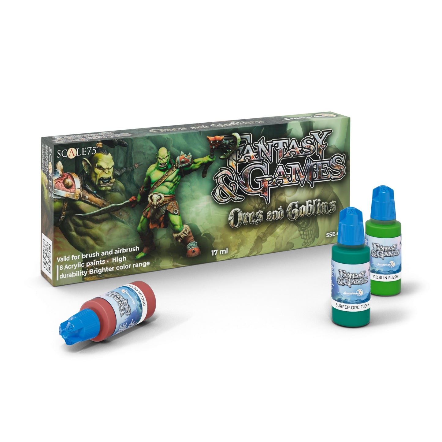 Scale 75: Fantasy Colours - Orcs And Goblins  Paint Set - Warhaus