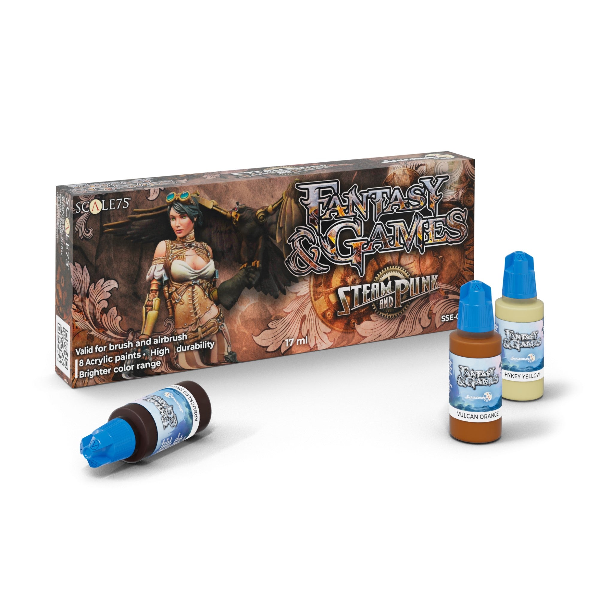 Scale 75: Fantasy Colours - Steam And Punk  Paint Set