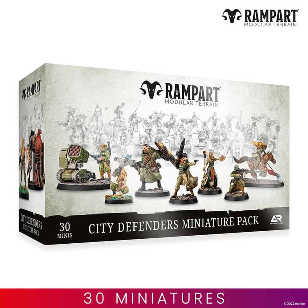 Dungeons & Lasers: Rampart - City Defenders Miniature Pack