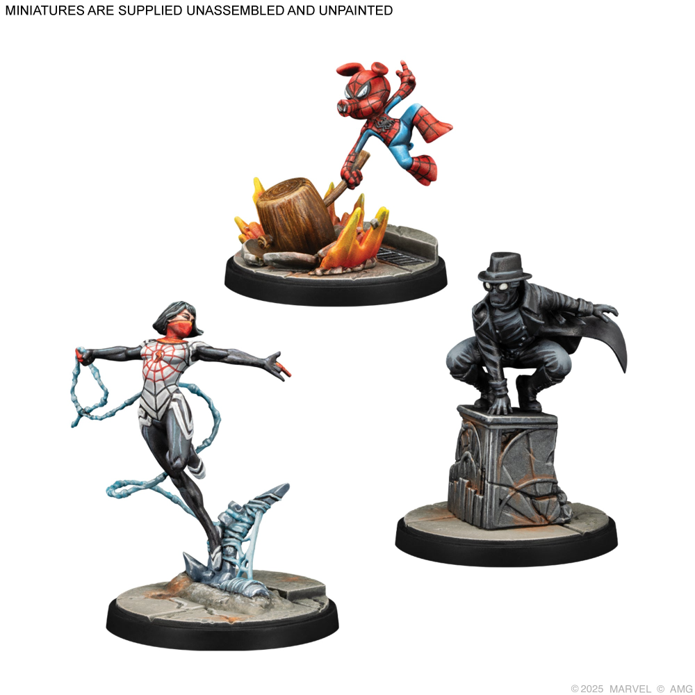 Marvel: Crisis Protocol – Silk, Spider-Ham & Spider-Man Noir