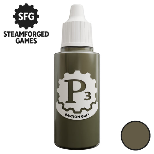 P3 Paints: Bastion Grey - 18ml