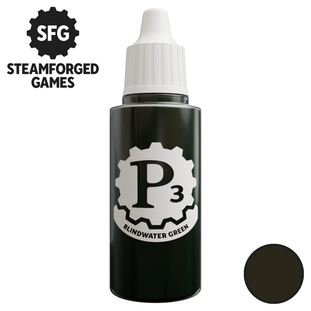 P3 Paints: Blindwater Green - 18ml