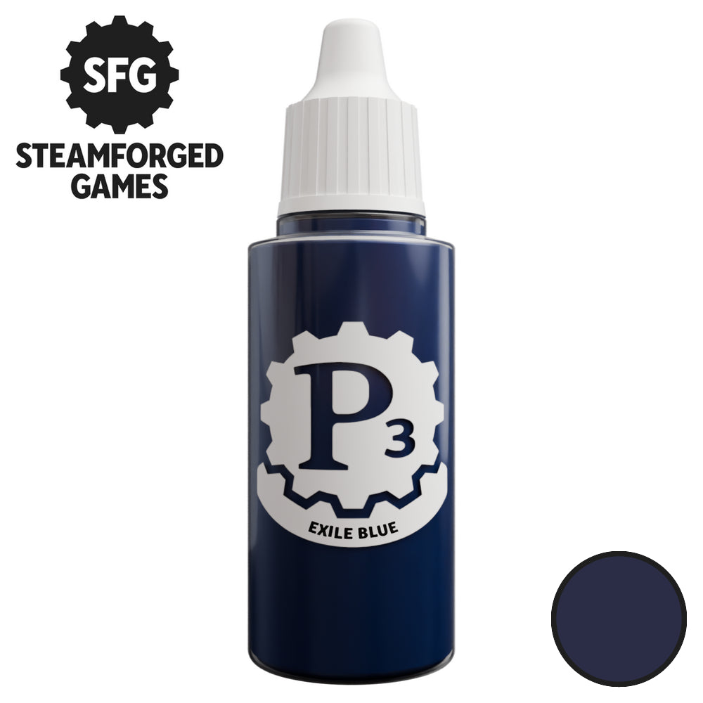 P3 Paints: Exile Blue - 18ml