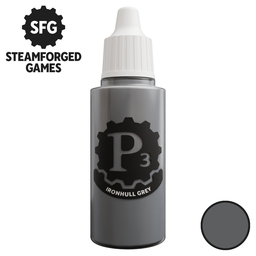 P3 Paints: Ironhull Grey - 18ml