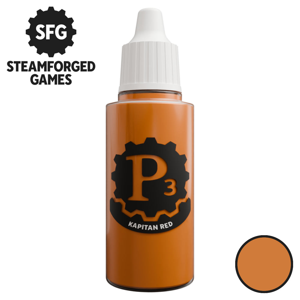 P3 Paints: Kapitan Red - 18ml