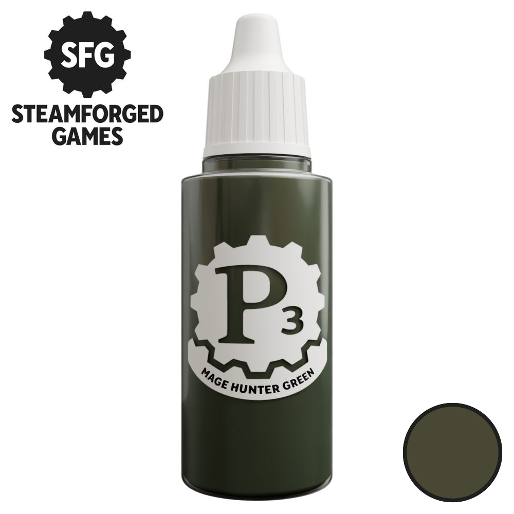 P3 Paints: Mage Hunter Green - 18ml