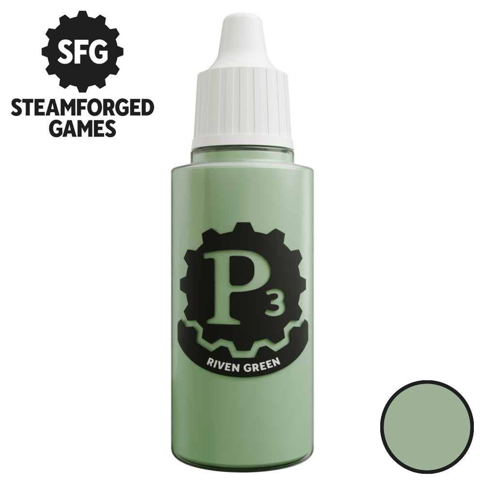 P3 Paints: Riven Green - 18ml