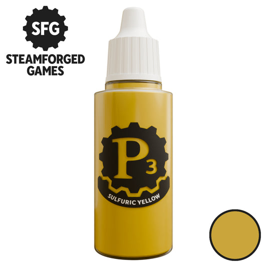 P3 Paints: Sulfuric Yellow - 18ml