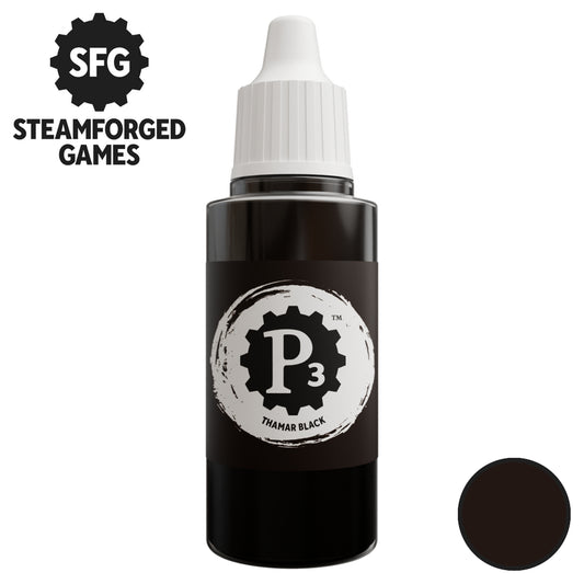 P3 Paints: Thamar Black - 18ml