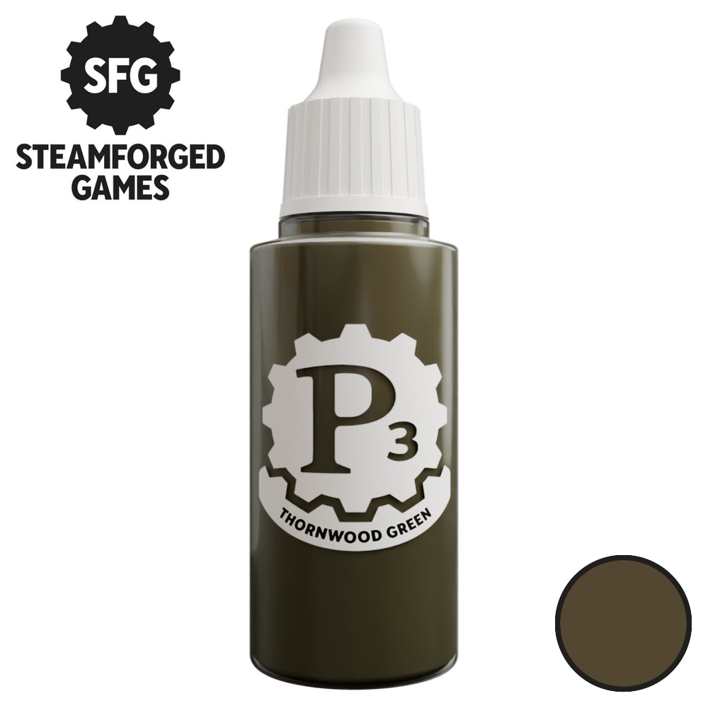 P3 Paints: Thornwood Green - 18ml