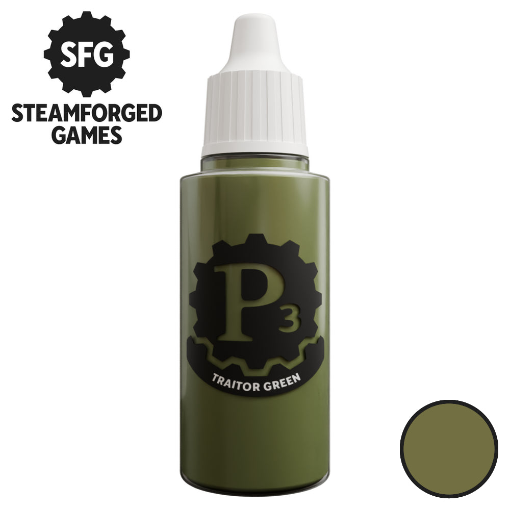 P3 Paints: Traitor Green - 18ml