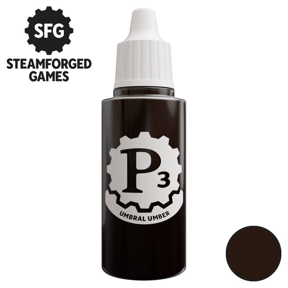 P3 Paints: Umbral Umber - 18ml