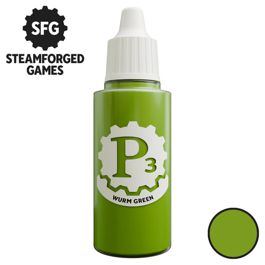 P3 Paints: Wurm Green - 18ml