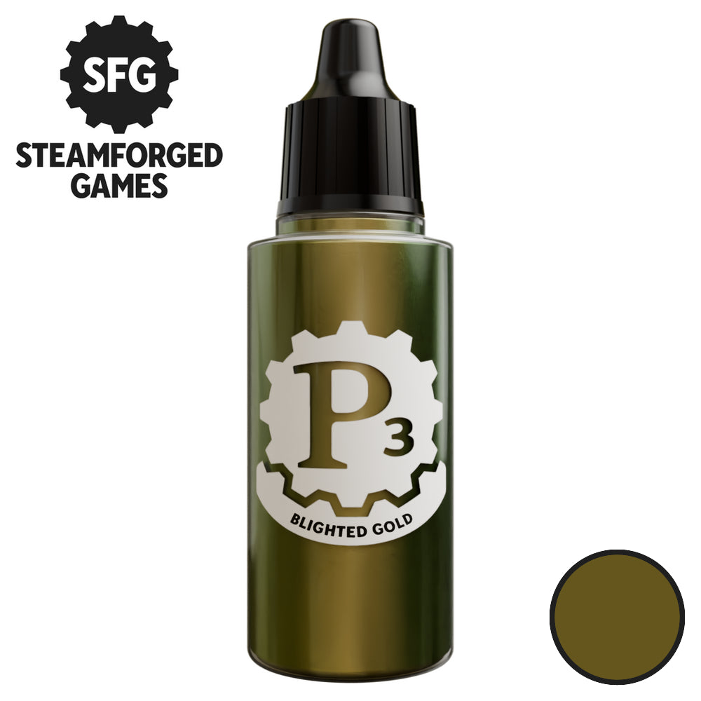 P3 Paints: Metallics - Blighted Gold - 18ml