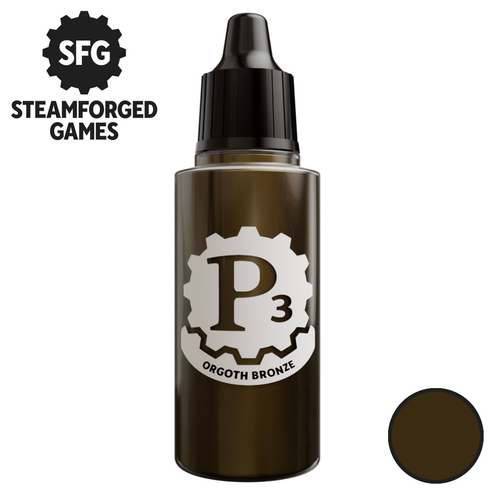 P3 Paints: Metallics - Orgoth Bronze - 18ml