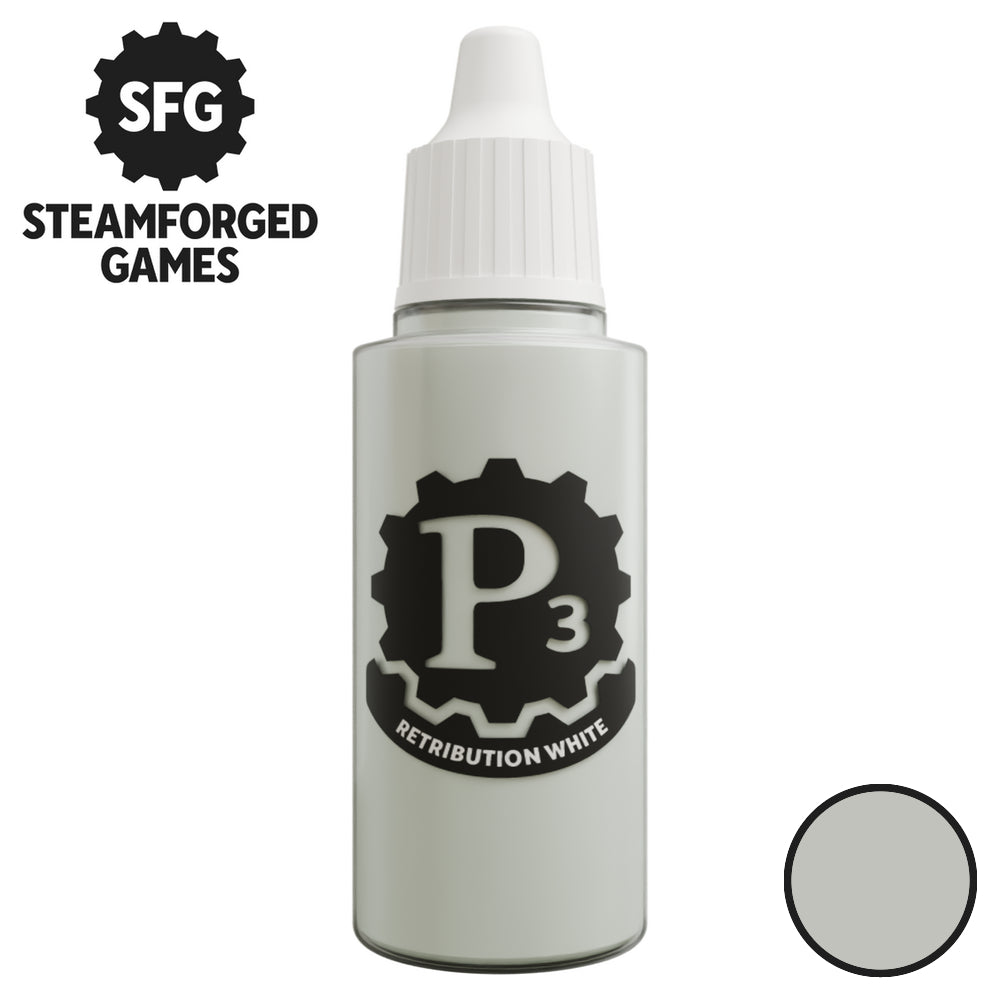 P3 Paints: Metallics - Retribution White - 18ml