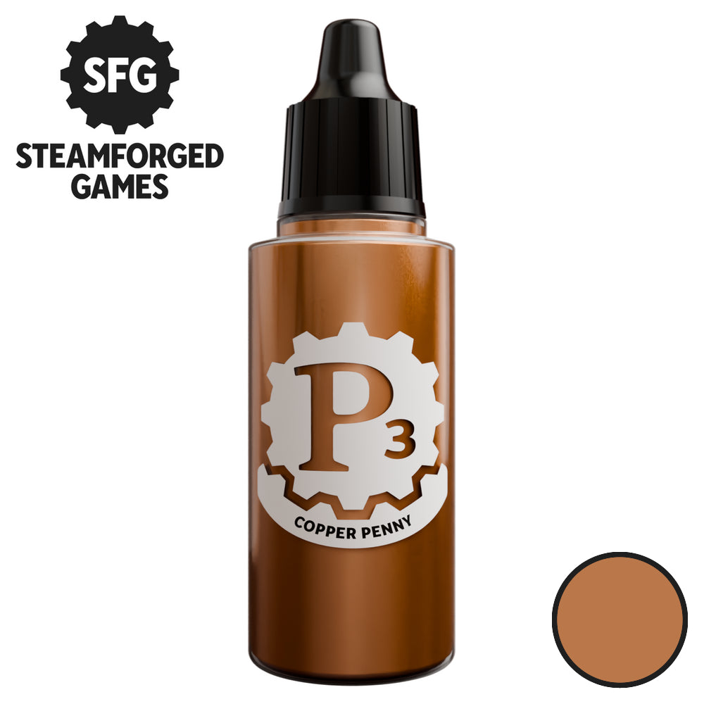 P3 Paints: Metallics - Copper Penny - 18ml
