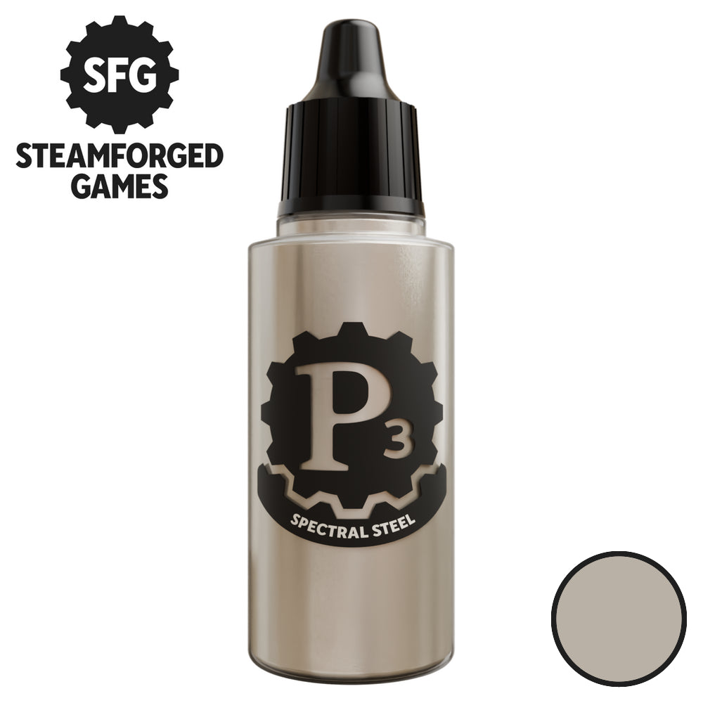 P3 Paints: Metallics - Spectral Steel - 18ml
