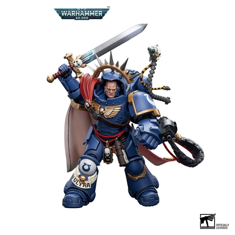 Warhammer Collectibles: 1/18 Scale Ultramarines Captain in Gravis Armour
