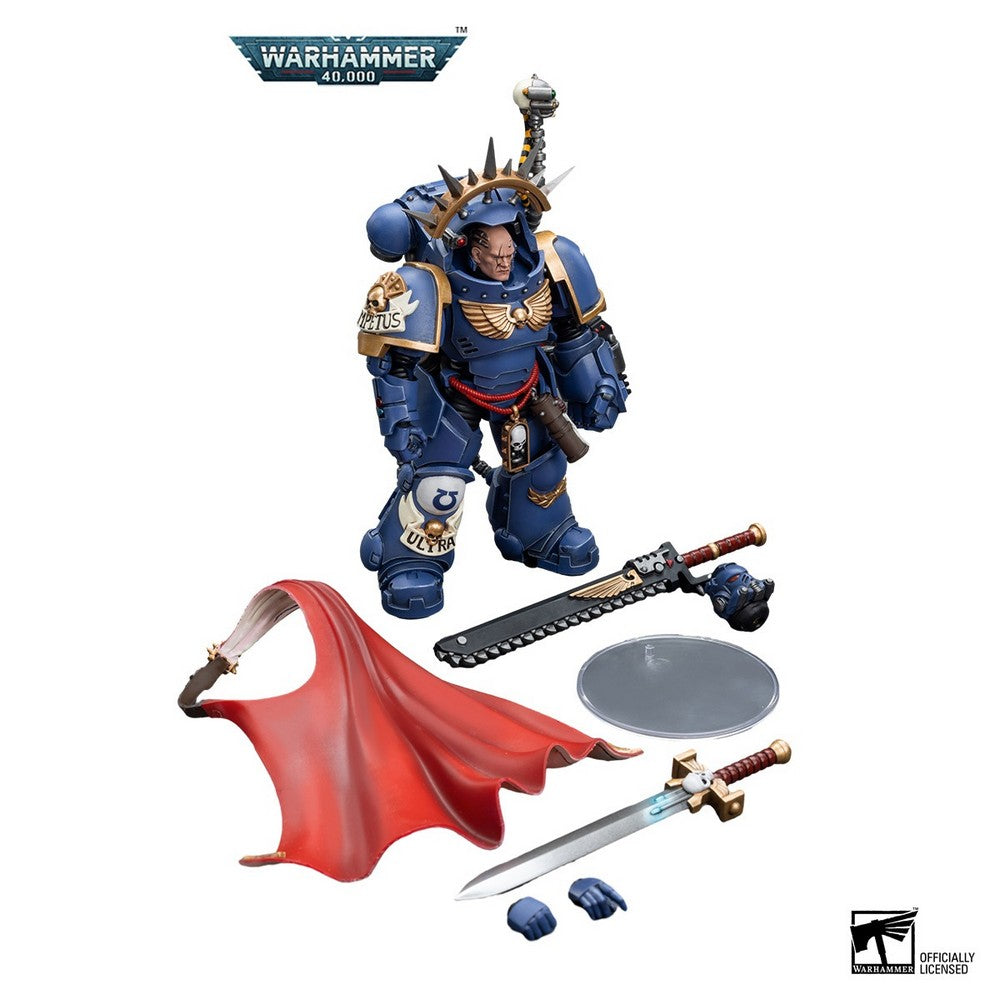 Warhammer Collectibles: 1/18 Scale Ultramarines Captain in Gravis Armour